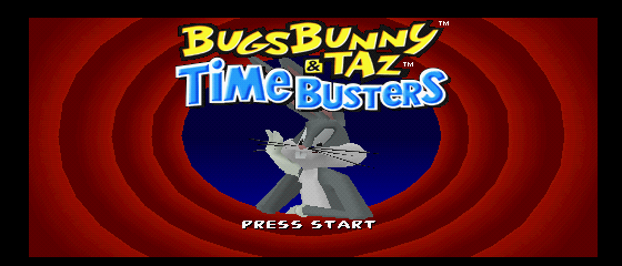 Bugs Bunny & Taz: Time Busters Title Screen